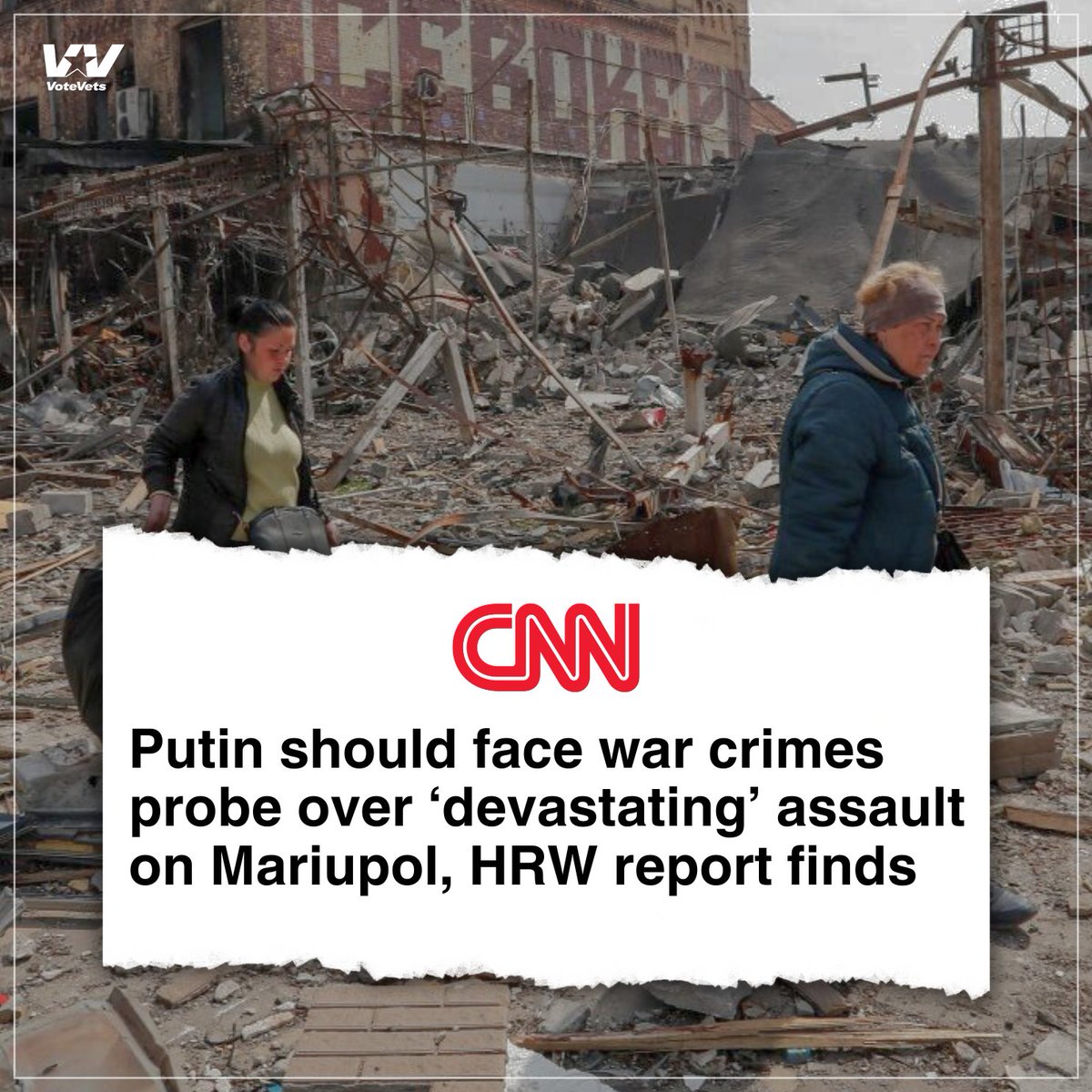 EVERY DAY House Republicans block aid to Ukraine is a gift to Vladimir Putin in his heinous assault on Ukrainian civilians. They’re siding with a WAR CRIMINAL. READ MORE: amp.cnn.com/cnn/2024/02/08…