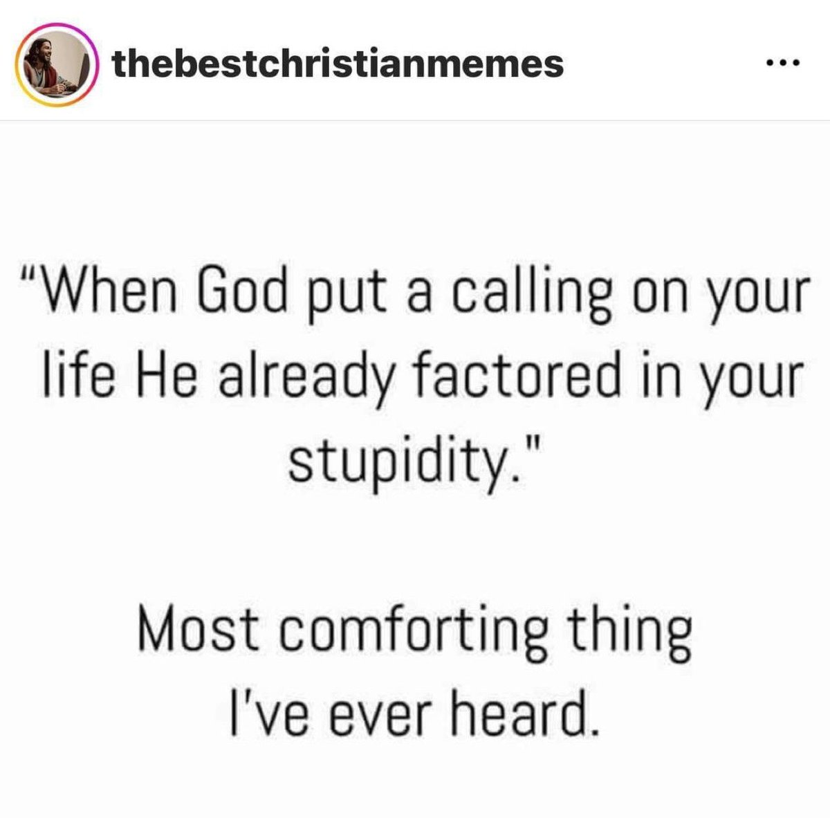 A comforting wee thought for the Lenten self examination! ♥️🙏🏾