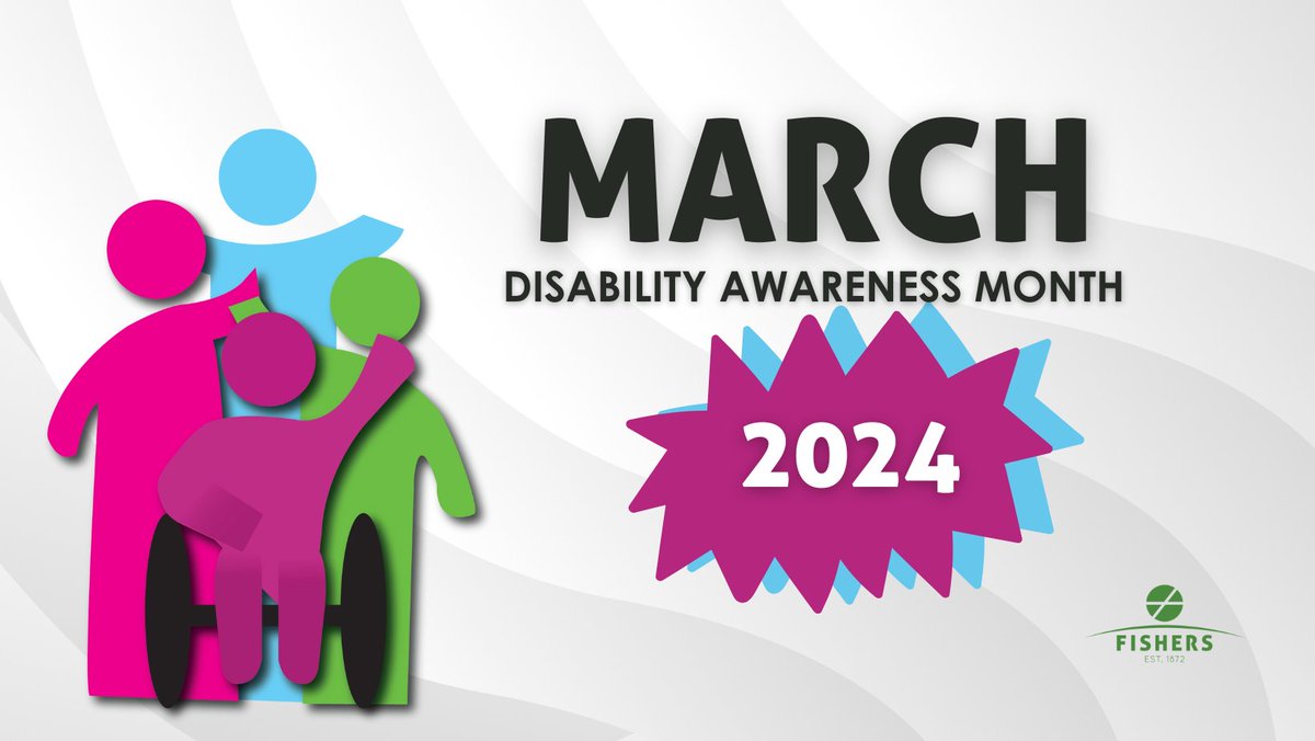 The City of Fishers and Fishers Advisory Committee on Disability hosts National #DisabilityAwarenessMonth presented by <a href="/Old_National/">Old National Bank</a> with special events and initiatives throughout March.

This year’s theme, Fueled for the Future, features a partnership with the <a href="/IndyFuel/">Indy Fuel</a>, who