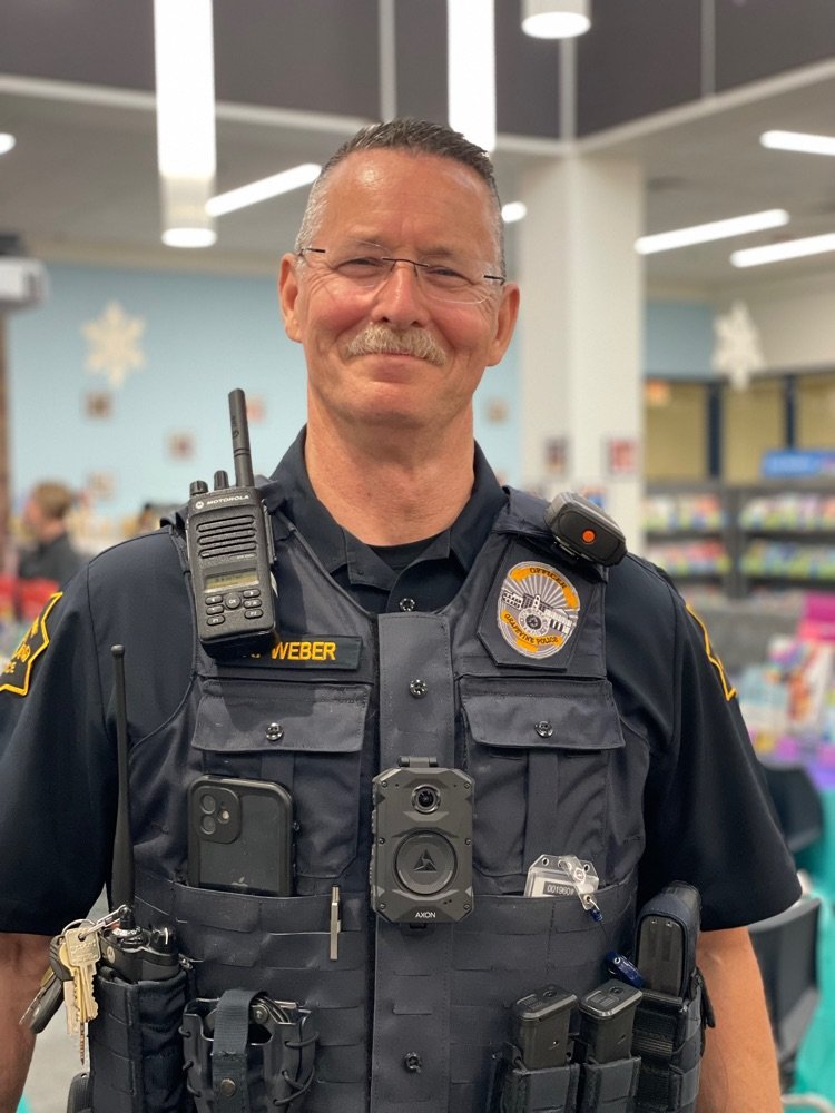 It's School Resource Officer Day, and we are SO THANKFUL for our SRO, Richard Weber! From a GES student, 'He protects our school and makes us smile every day.' Be sure to give a shout out to Officer Weber below!