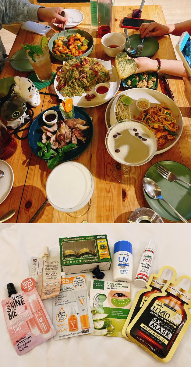 落地第一顿晚饭，就近随便选了一家有炒河粉并且有酒喝的，超级快乐！性价比绝了！烤鱼好吃到每天都想来一条🥹
711小样爱好者也好快乐！