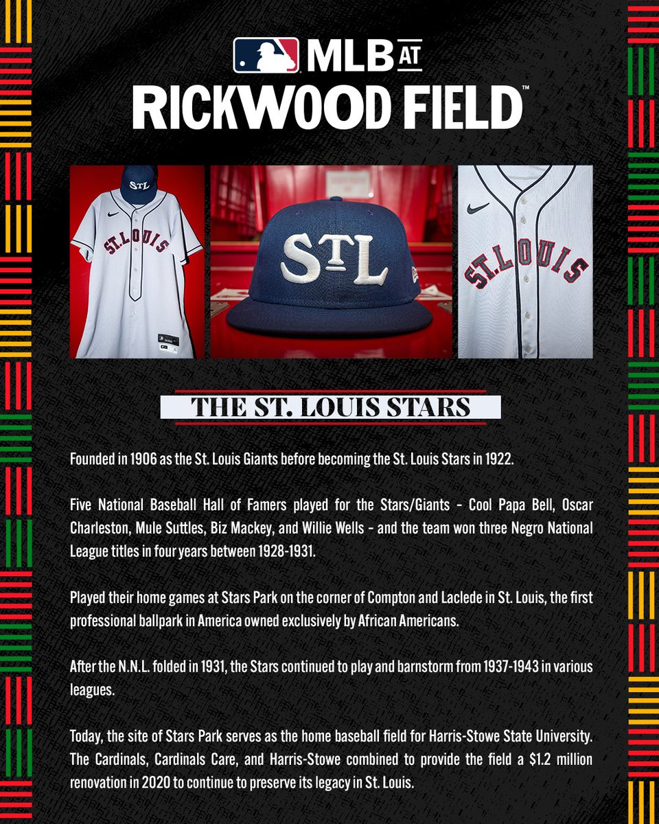 The St. Louis Stars won three Negro National League titles in four years from 1928 to 1931.

We look forward to honoring the legacy of the Stars when we play at Rickwood Field on June 20.

#BlackHistoryMonth