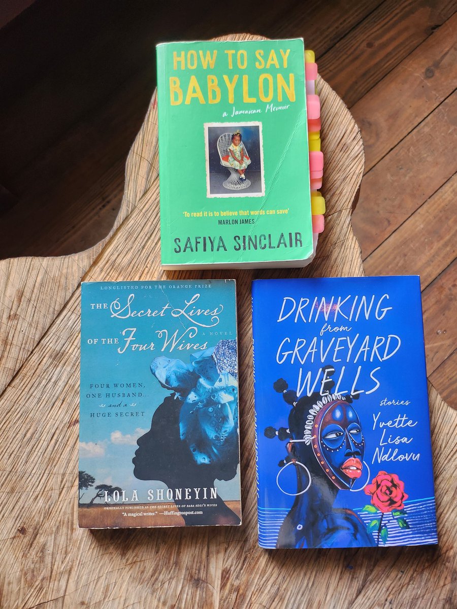 BookOfCinz Book Club picks: Janaury: HOW TO SAY BABYLON @SafiyaSinclair February: THE SECRET LIVES OF BABA SEJI’S WIVES @lolashoneyin March: DRINKING FROM GRAVEYARD WELLS @Lisa_teabag
