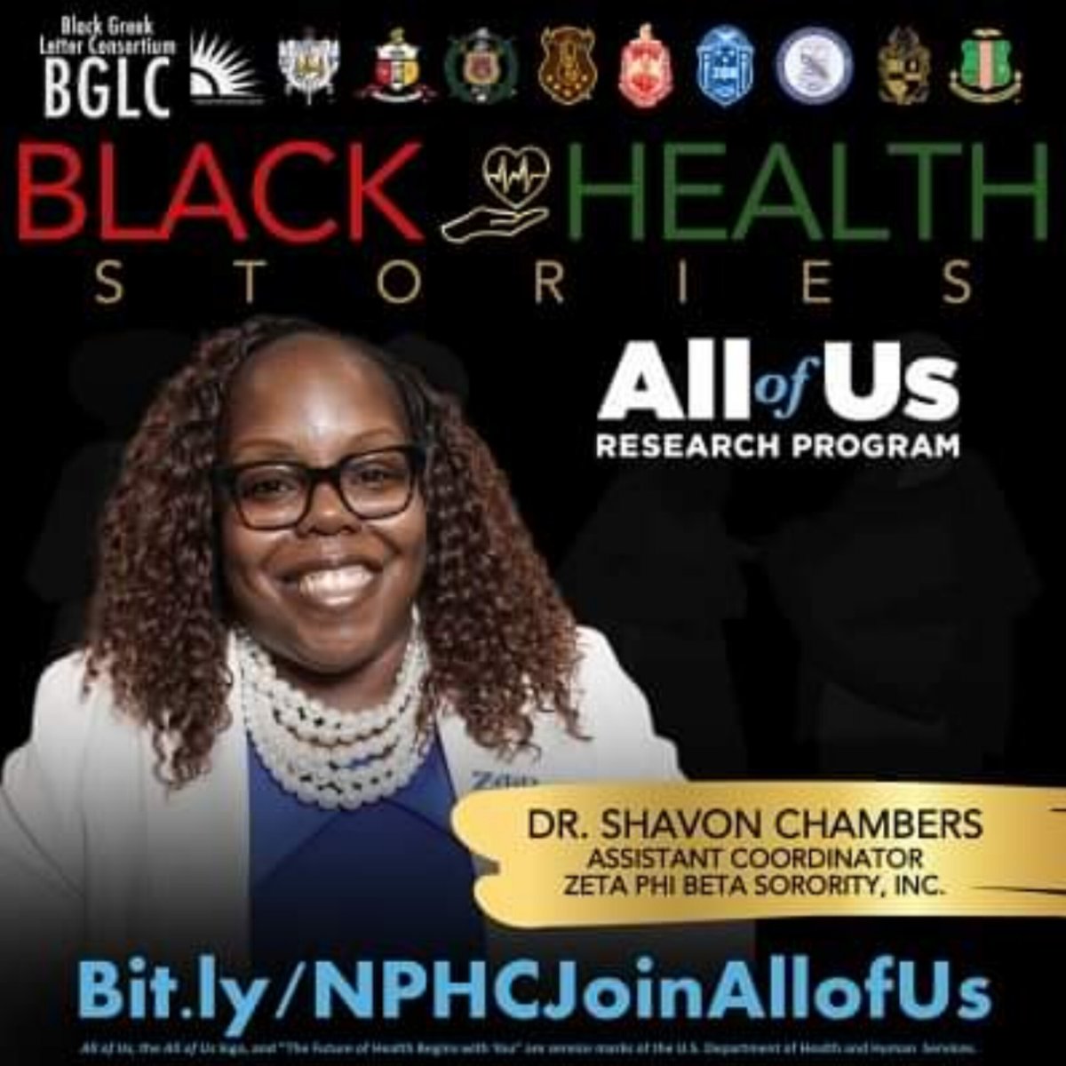 New Jersey’s own Soror Dr. Shavon Chambers shares her Black Health Story.

To read the article in full please visit this link: nphchq.com/programming/bl…

#ZphiB #ZPhiB1920 #JerseyZetas #NewJerseyZetas #AtlanticRegionZetas #BlackHealthStories #NPHC #AllOfUsResearchProgram