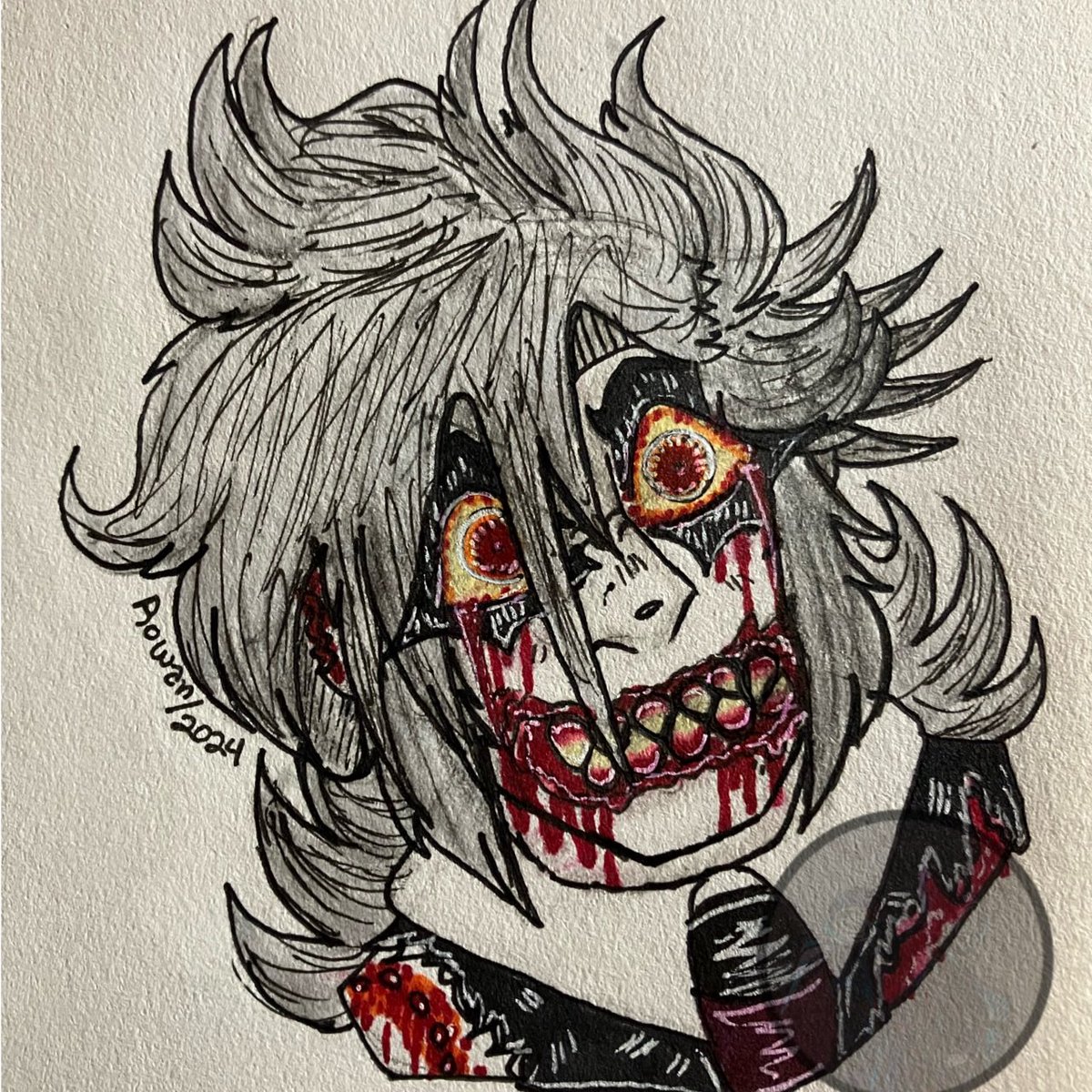 Made some art of my spider verse oc Dusty but if she was infected by the Rage Virus from 28 Days later. 

Great job Don, you just had to kiss your wife. 🙄
#SpiderVerse #spidermanoc #TwentyEightDaysLater #ragevirus #zombie #infected #traditionalart #ohuhumarkers