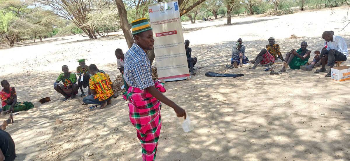 SAPCONE's tweet photo. @SAPCONE civic education forum in Moruese, Turkwel Ward, Loima Sub-County, funded by @NLinKenya. Building community capacities for better participation in County Government functions with @amkeniwakenya. #CommunityEngagement #GoodGovernance https://t.co/YGVr0wfORm