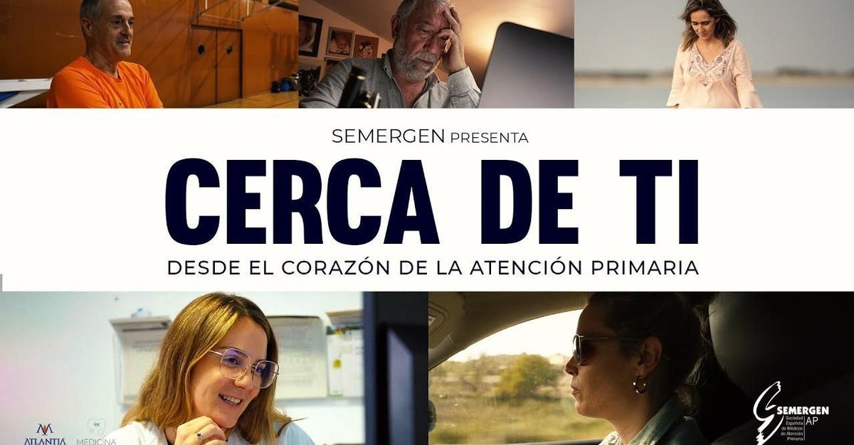 SEMERGEN_CV's tweet photo. 📌 #CercaDeTi en abierto, un documental de SEMERGEN que aborda el día a día de los médicos de familia y la relación con sus pacientes y su entorno, con el fin de reivindicar su papel trascendental dentro de la sanidad pública española. 
📺 https://t.co/4BT2q6fjqC https://t.co/SYxVTH1JD0