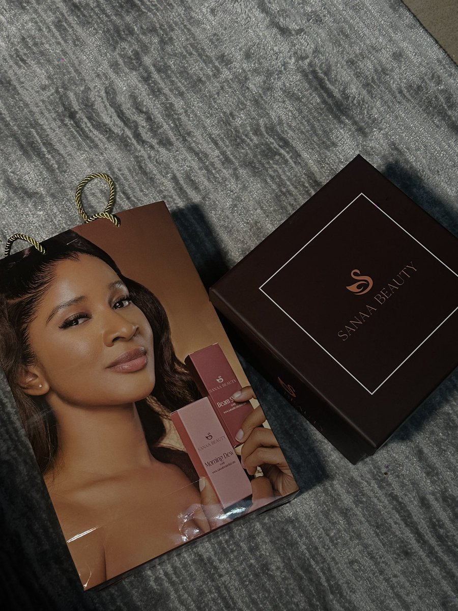 @JemimaOsunde said she didn’t want to do this alone, so she sent me a Valentine’s Day package to help. 🥹🤭 You guys are finally in trouble, because now I have @Sanaabeautyltd products.
