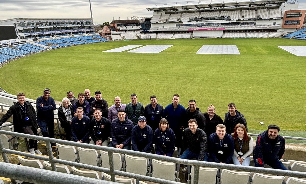 Fantastic to see the YCB team come together at Headingley today 👊🏏