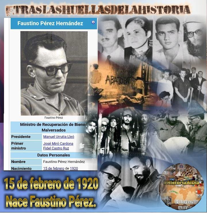 ♥️Faustino Pérez Hernández, revolucionario cubano, combatiente clandestino, dirigente nacional del Movimiento 26.  
♥️Fidel dijo de él que era “la conducta de la Revolución” #IzquierdaLatina #HistoriaAlDía <a href="/PresidenciaCuba/">Presidencia Cuba 🇨🇺</a> <a href="/VidePvide/">#HistoriaAlDía🇨🇺</a>  
@_Davidcu <a href="/FrankLopezCuba/">Frank López ☭ 🇨🇺</a> <a href="/Coraz/">coraz</a>