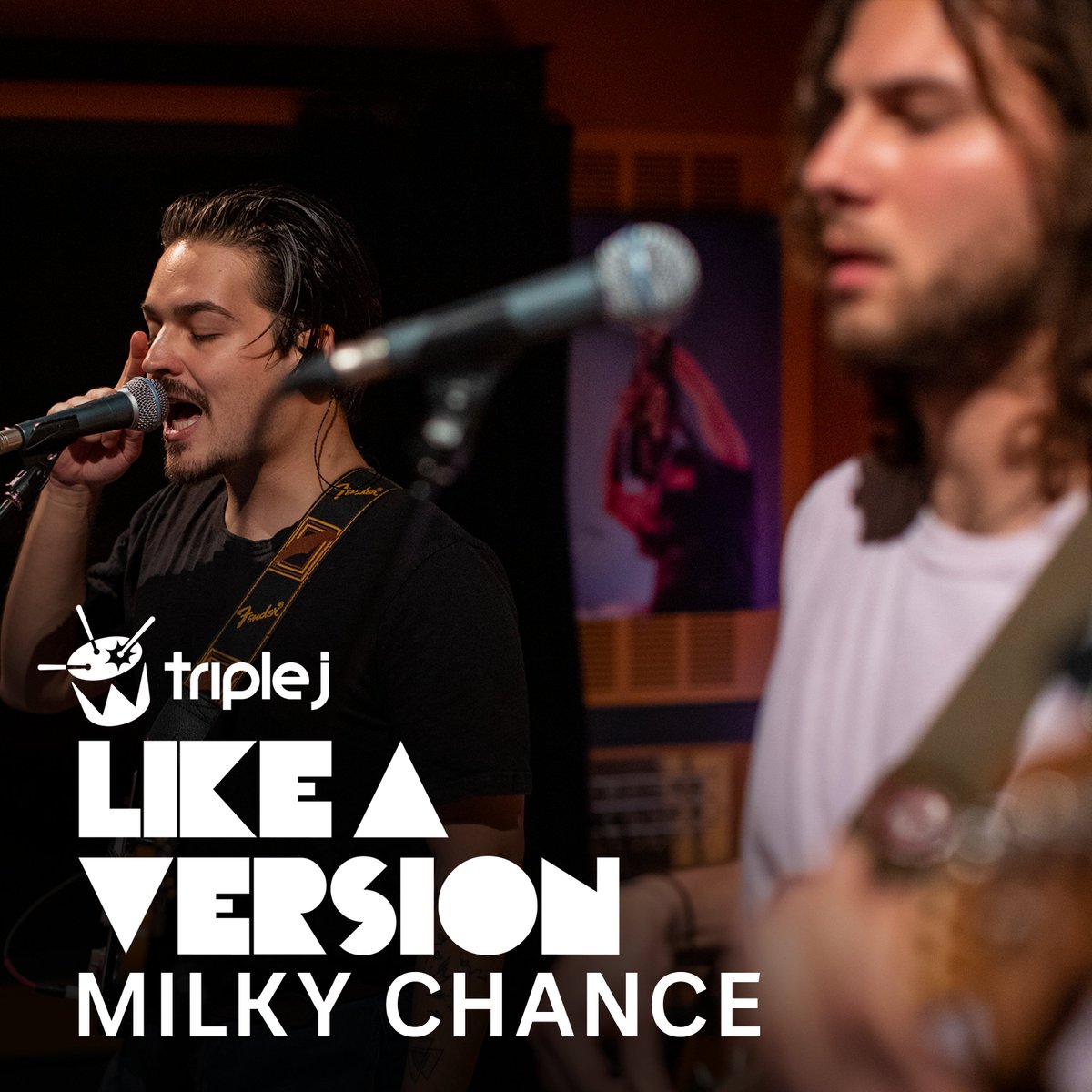 To celebrate our first Australia tour in 4 years (which was AMAZING, thanks to you), @triplej put together an EP of our Like A Version recordings from past trips which is out now everywhere: milky-chance.lnk.to/likeaversion 🥰🫶