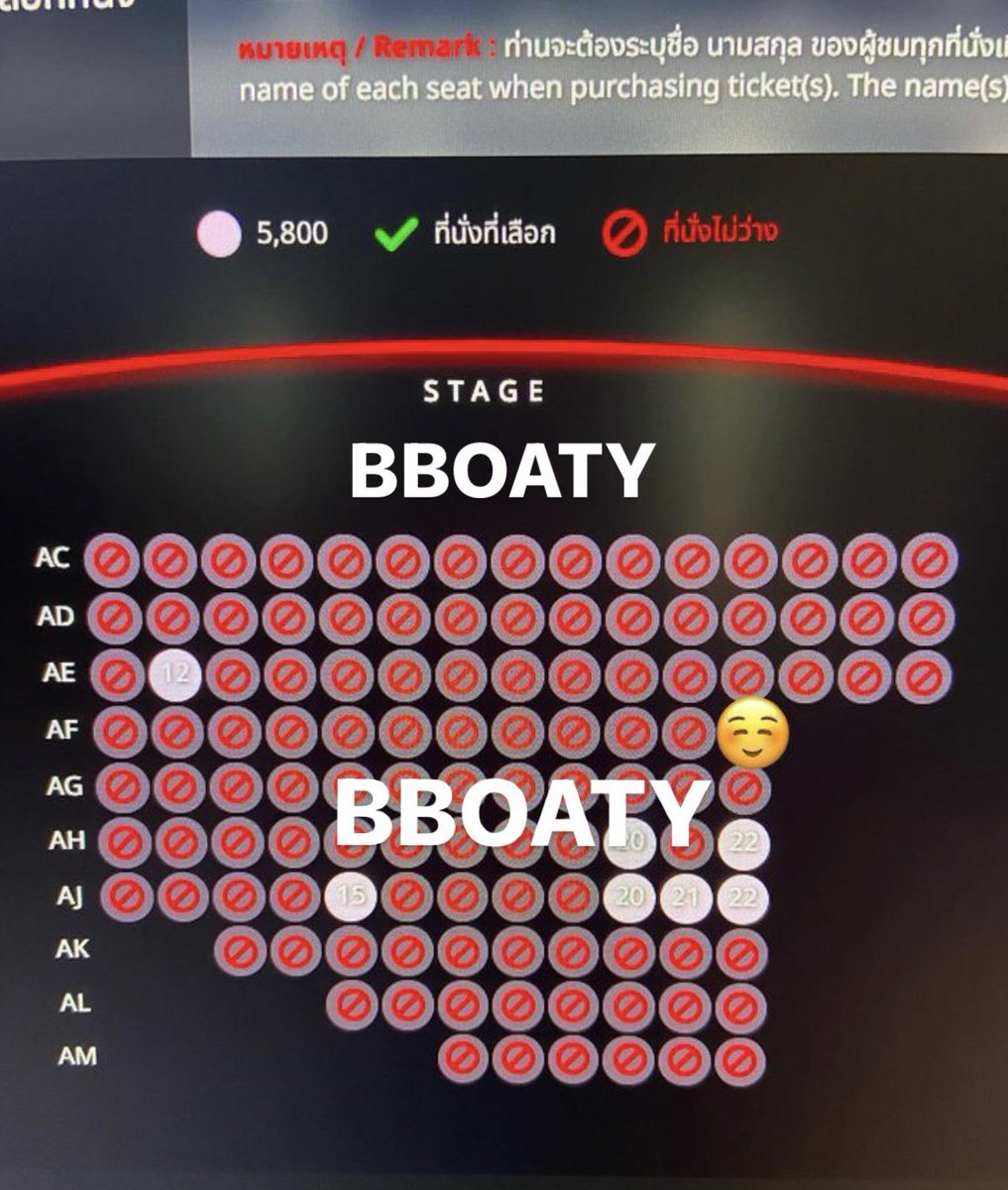 bbotyboat's tweet photo. ขายบัตรโซน A2 ที่นั่ง AF22 ต่อค้าบ
เค้ากดมาเกิน 5,800 บาทค้าบบ 💖#ITZY_BORNTOBE_BKK https://t.co/Vu4AOklxZ4