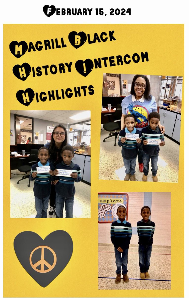 Kindergarten Black History Month 2024 Intercom Highlights. #BlackHistoryMonth    #Musicmagic! #inspireinstructimplement @Magrill_Aldine @bksanchez7