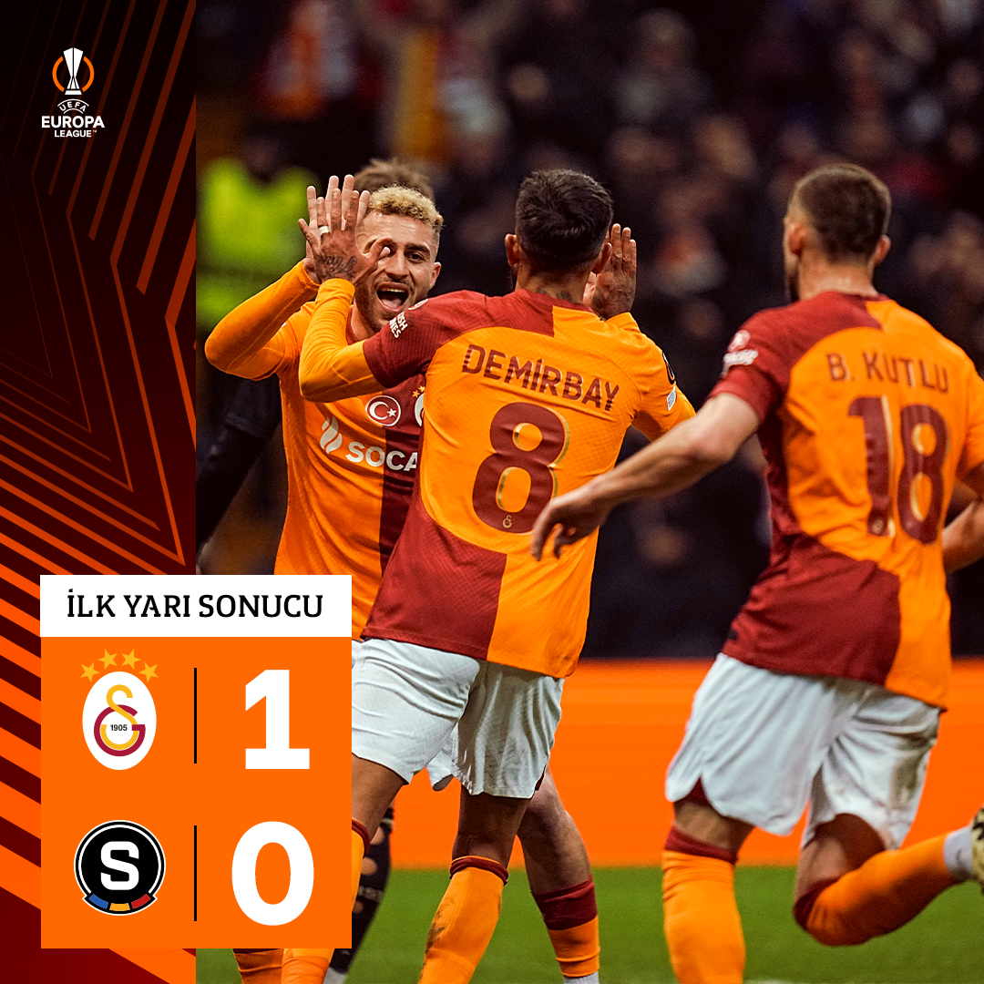 İlk yarı sonucu: Galatasaray 1-0 AC Sparta Prag

#GSvACS #UEL