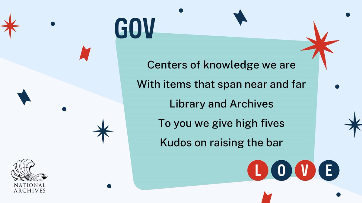 Oft confused, but distinct in our own ways! A #GovLove poem for @librarycongress. #ValentinesDay