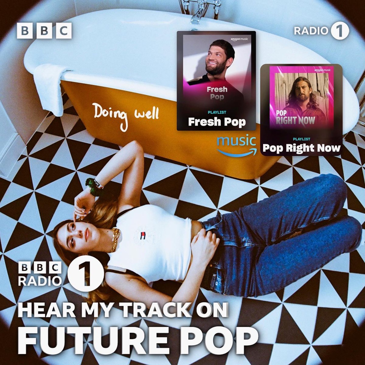 NatalieShay_'s tweet image. 📻RADIO 1 AGAIN!! 🤯✨ ⚡️+ biggup @amazonmusicuk for the playlists on ‘Doing Well’ 💗 ... + 120k MONTHLY SPOTIFY LISTENERS !!!! 🎶 

see u tonight Future Pop / @bbcradio1 / @mollieking 📻✨ 8-10pm 🎶 3 WEEKS IN A ROW BABY

#radio1 #bbcradio1 #amazonmusic #spotify #newmusic