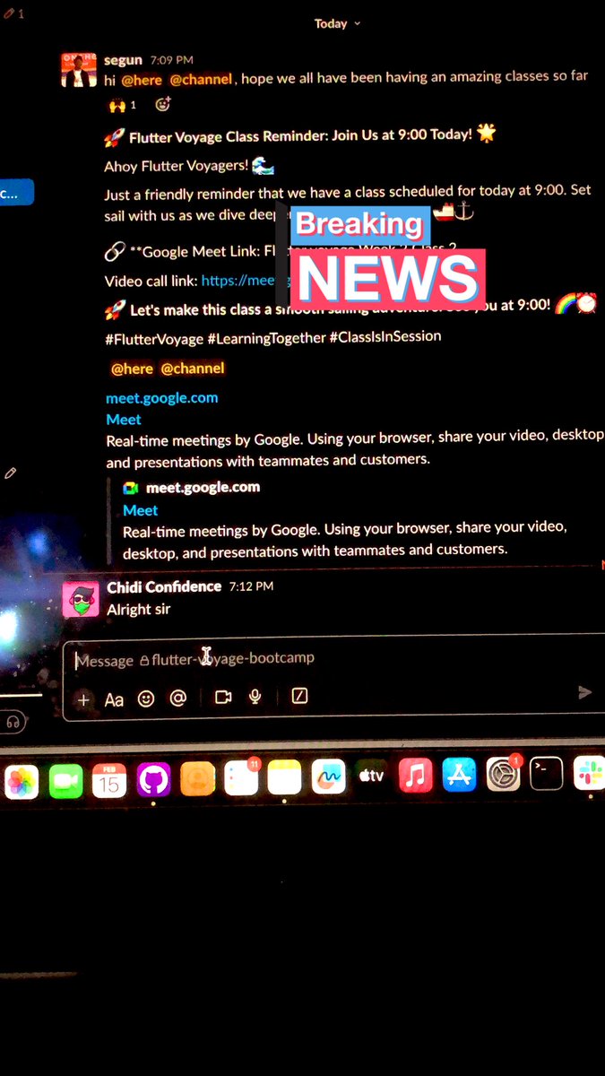 Another Thursday another other #fluttervoyage session 👌👌