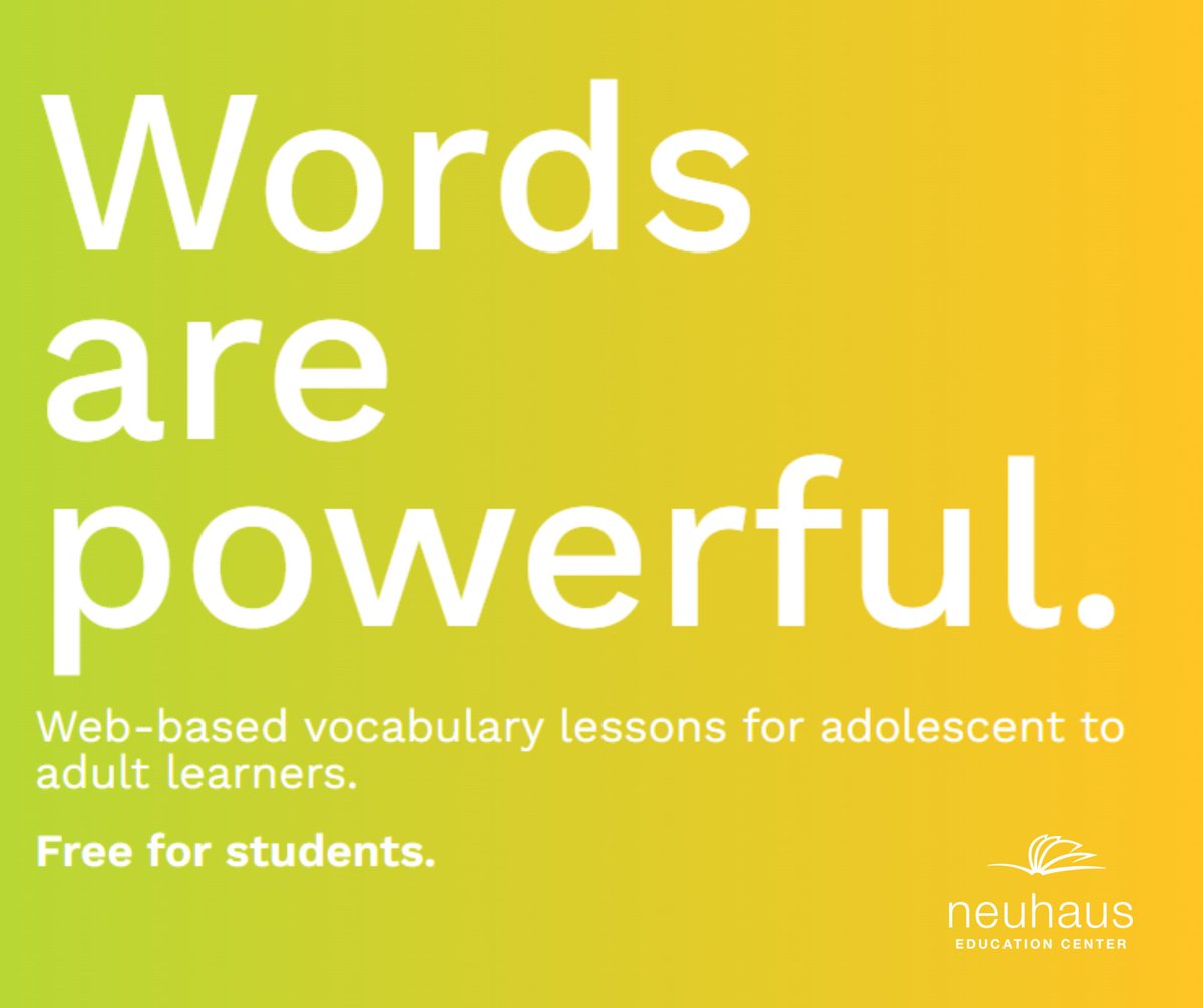 Neuhaus Education Center tweet media