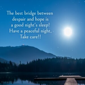 Sleep is a reminder of our dependence on Allah's mercy.
Let go of your worries and surrender to His care.
 
Remember to recite Surah Mulk before sleeping.

Have a peaceful night sleep 😴 💤