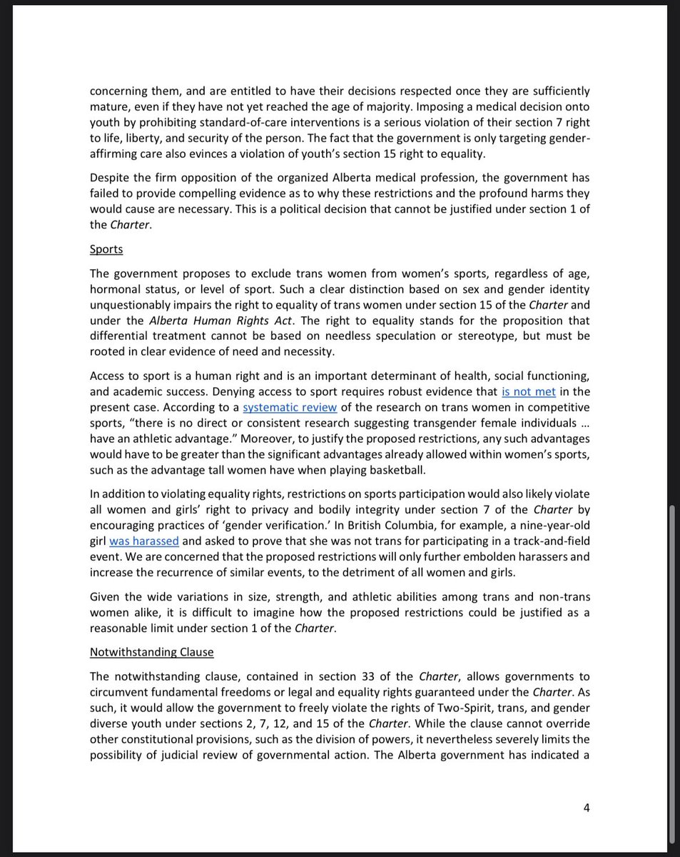 An open letter from professors at the U of A and the U of C has been released calling Smith’s attack on kids unconstitutional and a whole lot more.

1/3

#abpoli #ableg #cdnpoli