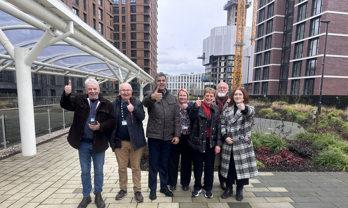 We had a wonderful walk along Leeds’s High Walk as part of the City Plans visits today. Fabulous asset for the city!