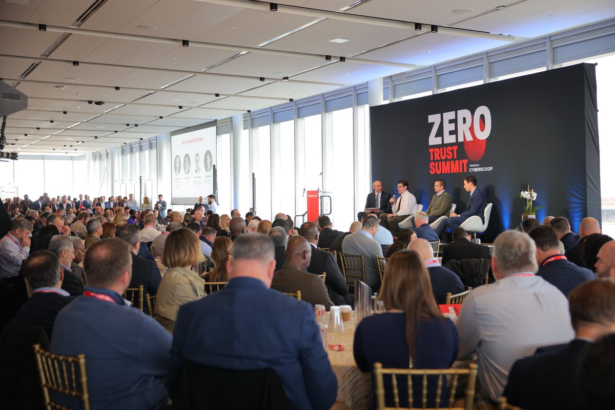 CyberScoopNews's tweet photo. Amazing day at #ZeroTrustSummit! Huge shoutout to all of the attendees, speakers & sponsors for making it a success. Your engagement drives digital security innovation. Thanks all! https://t.co/5B66IhtjUo