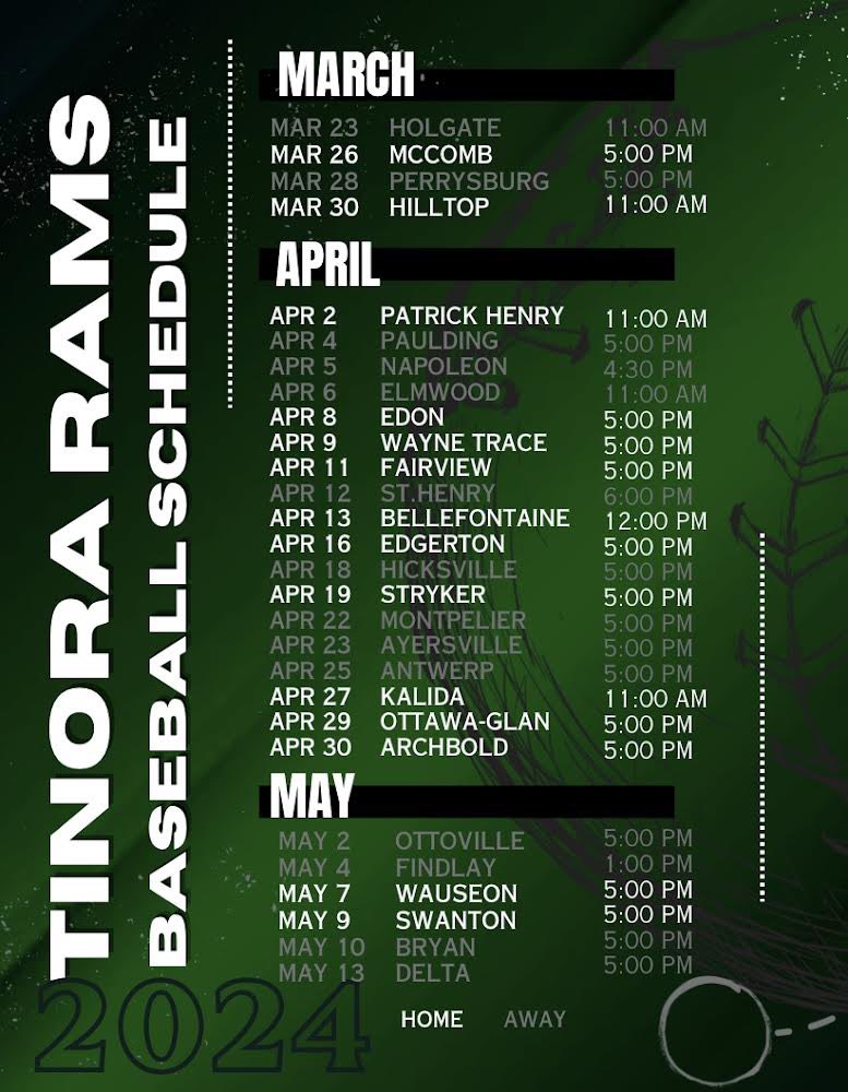 Tinora Baseball (@tinorabaseball) on Twitter photo ๐ฃ Get ready for a thrilling season ahead as we unveil the Tinora High School baseball schedule, with Coach <a href="/BrentRenollet/">Brent Renollet</a> at the helm for his impressive 24th season! Letโs make this season one to remember! โพ๏ธ #TinoraBaseball #24SeasonsStrong @tinoraramssportslive ๐ฃ Get ready for a thrilling season ahead as we unveil the Tinora High School baseball schedule, with Coach <a href="/BrentRenollet/">Brent Renollet</a> at the helm for his impressive 24th season! Letโs make this season one to remember! โพ๏ธ #TinoraBaseball #24SeasonsStrong @tinoraramssportslive