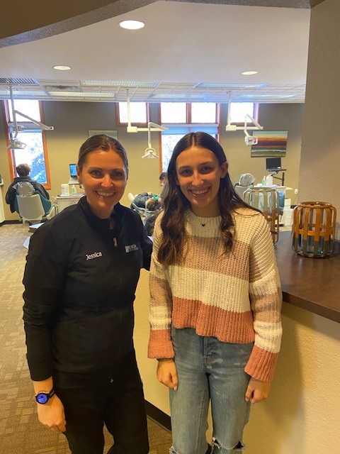 Cheers to Aubrey! Saying goodbye to braces never looked so good. That radiant smile says it all! Kudos to our awesome assistant, Jessica, for being part of Aubrey's journey. Excited for the next chapter with that beautiful, brace-free smile!