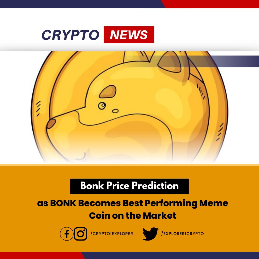 Explorer1Crypto's tweet image. BONK Prediction 
The Bonk price has jumped by 3.5% in the past 24 hours.

tinyurl.com/2tmvkrc8
#FultonCounty #OTDirecto15F #LollapaloozaEnLOS40 #Intrusos #XMen97 #DeUna #ALaBarbarossa #Mileicontraelpueblo