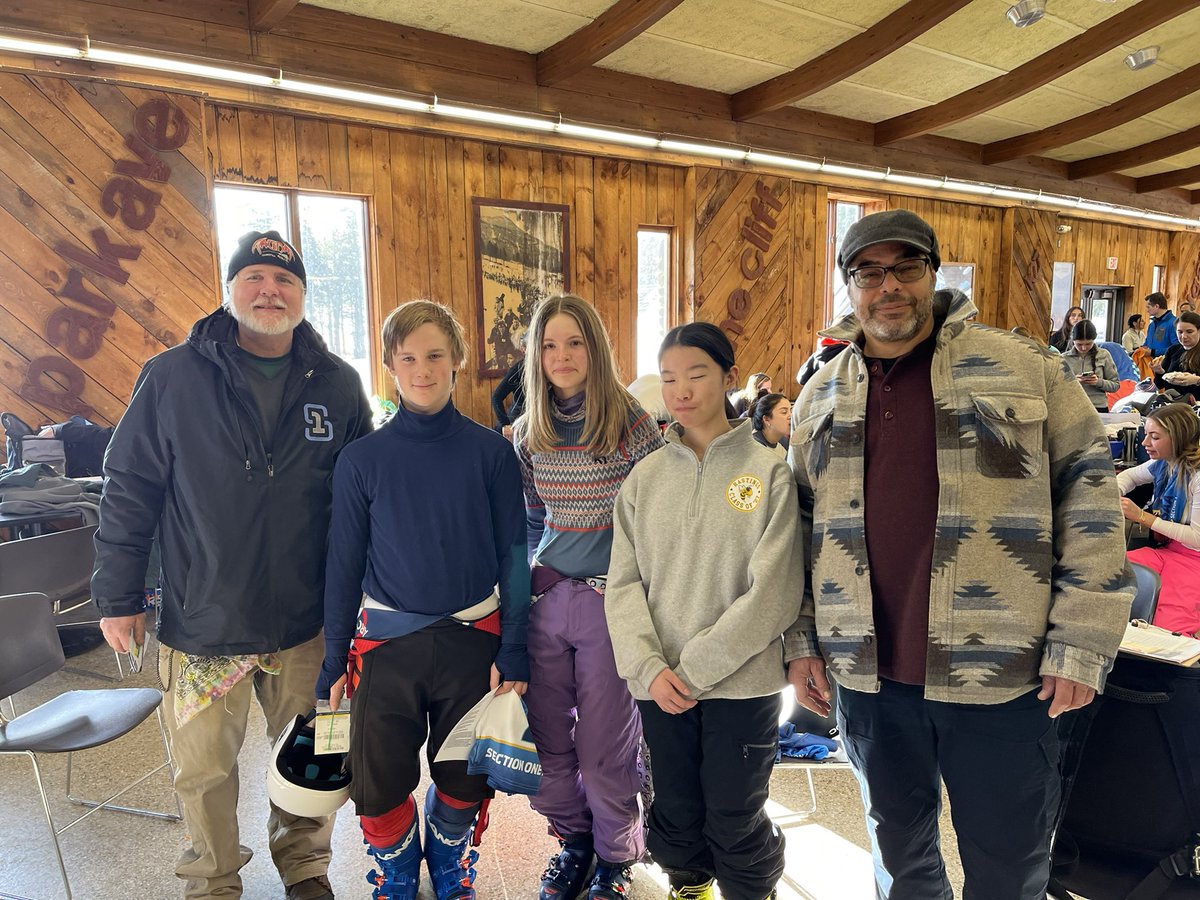 Hastings Skiers did well in their first races at Ski Sectionals this morning.  2nd set of races starting soon. Let’s Go Hastings!