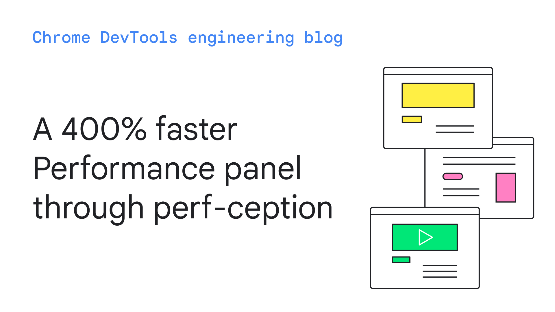 Chrome DevTools on X: "🤯 What! A 4x faster Performance Panel? That's right, a faster Performance panel for quicker performance analysis. Follow our engineering post from @af_olivares and Nancy as they reveal Chrome DevTools on X: "🤯 What! A 4x faster Performance Panel? That's right, a faster Performance panel for quicker performance analysis. Follow our engineering post from @af_olivares and Nancy as they reveal