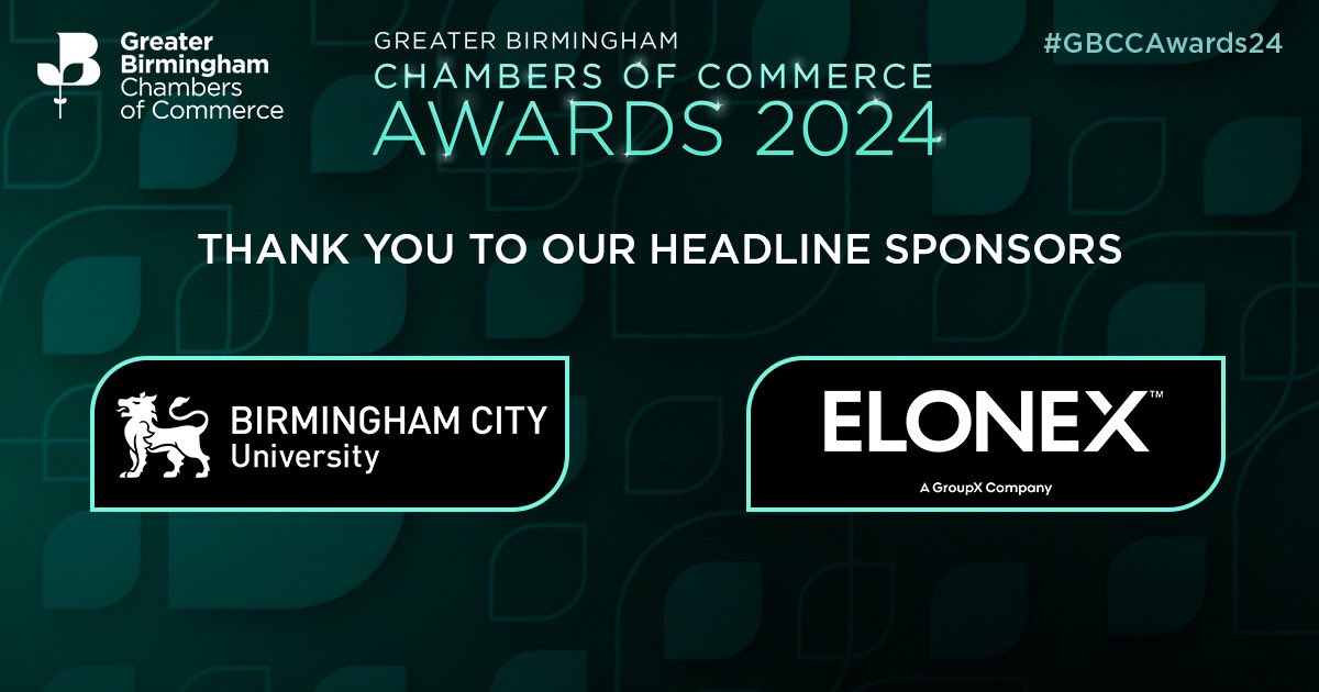 A huge thanks to our headline sponsors @MyBCU and @ElonexOutdoor for their support.   #GBCCAwards24