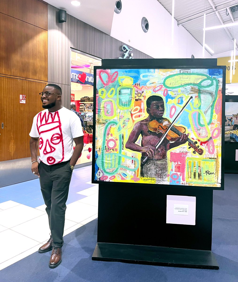 boka_adriel's tweet photo. Hier nous avons accompagné mon artiste @LandryFoua pour sa première exposition et c’était magnifique.

Merci à tous ceux qui ont participé à la réussite de ce projet. L es œuvres restent exposés jusqu’au 15 mars 2024. https://t.co/uIHiajEkU1
