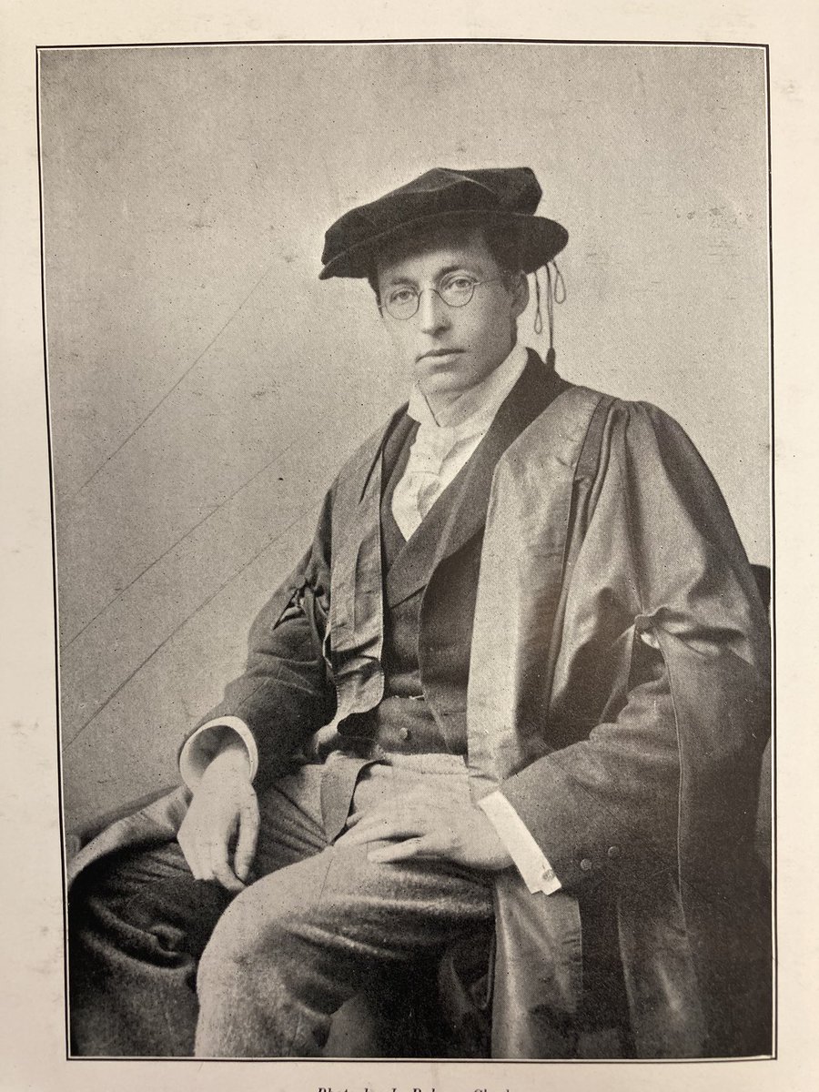 A youngish M. R. James, when Provost of King’s, spotted today in the scrapbook of Minnie Pate, of the Cambridge University Typewriting Office. @theULSpecColl MS Add. 7637. Thanks to @JillWhitelock for sharing it. One for @burgonsoc.