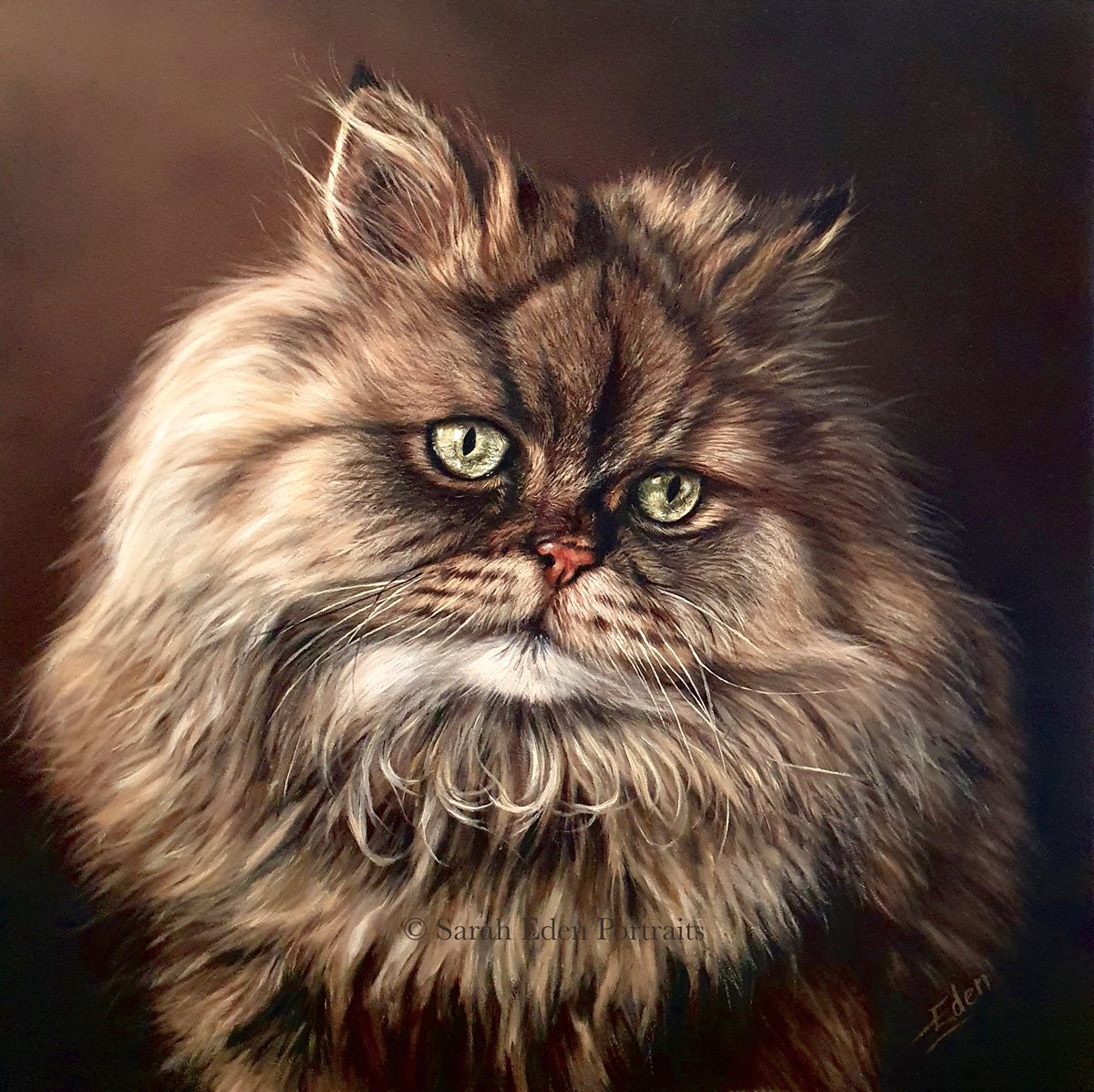 EdenPortraits's tweet photo. Small portrait from last year. Loved painting that luscious coat.
'Gizmo', oil on board, 12 x 12"
#cat #catpainting #longhairedcat #longhairedcatsofinstagram #tortoiseshell #tabbycat #longhairedtabby #longhairedtortie #catoilpainting #catportrait #portraitsofinstagram https://t.co/UsIwwRG8T3