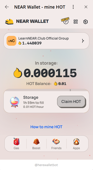 congle339's tweet photo. I just joined @LearnNear  LNC HOT village. Thank you, @here_wallet  for such a cool community building initiative! #BuiltOnNear https://t.co/PfXNK8AeLq