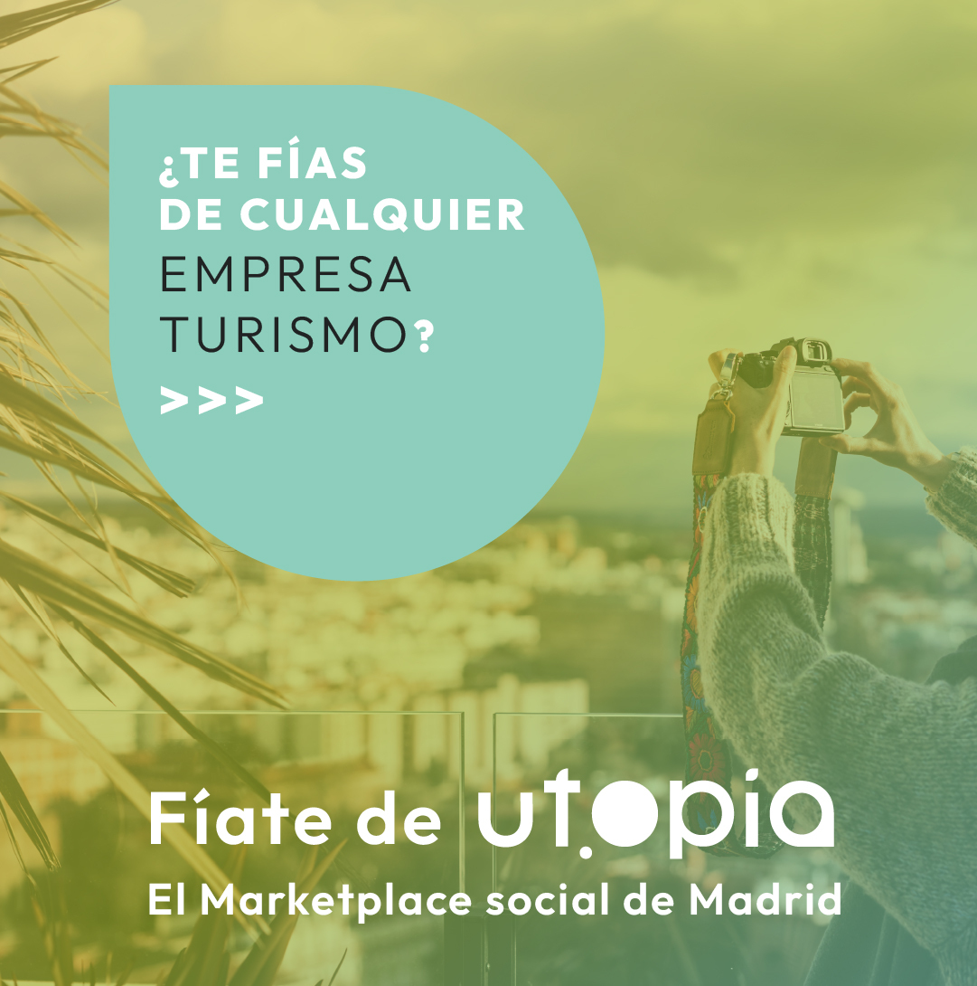 UtopiaMKPSocial's tweet photo. ¿Te fías de todas las empresas de turismo? 
✔️ FÍATE DE #UTOPÍA, #ElMarketplaceSocialdeMadrid 🛍️ donde encuentras productos y servicios con VALORES
📍 Sí, en #Madrid
🔗 https://t.co/MniOl9RaT1
@a3calles #EconomíaSocialDeMadrid https://t.co/7d0khvuJ4y