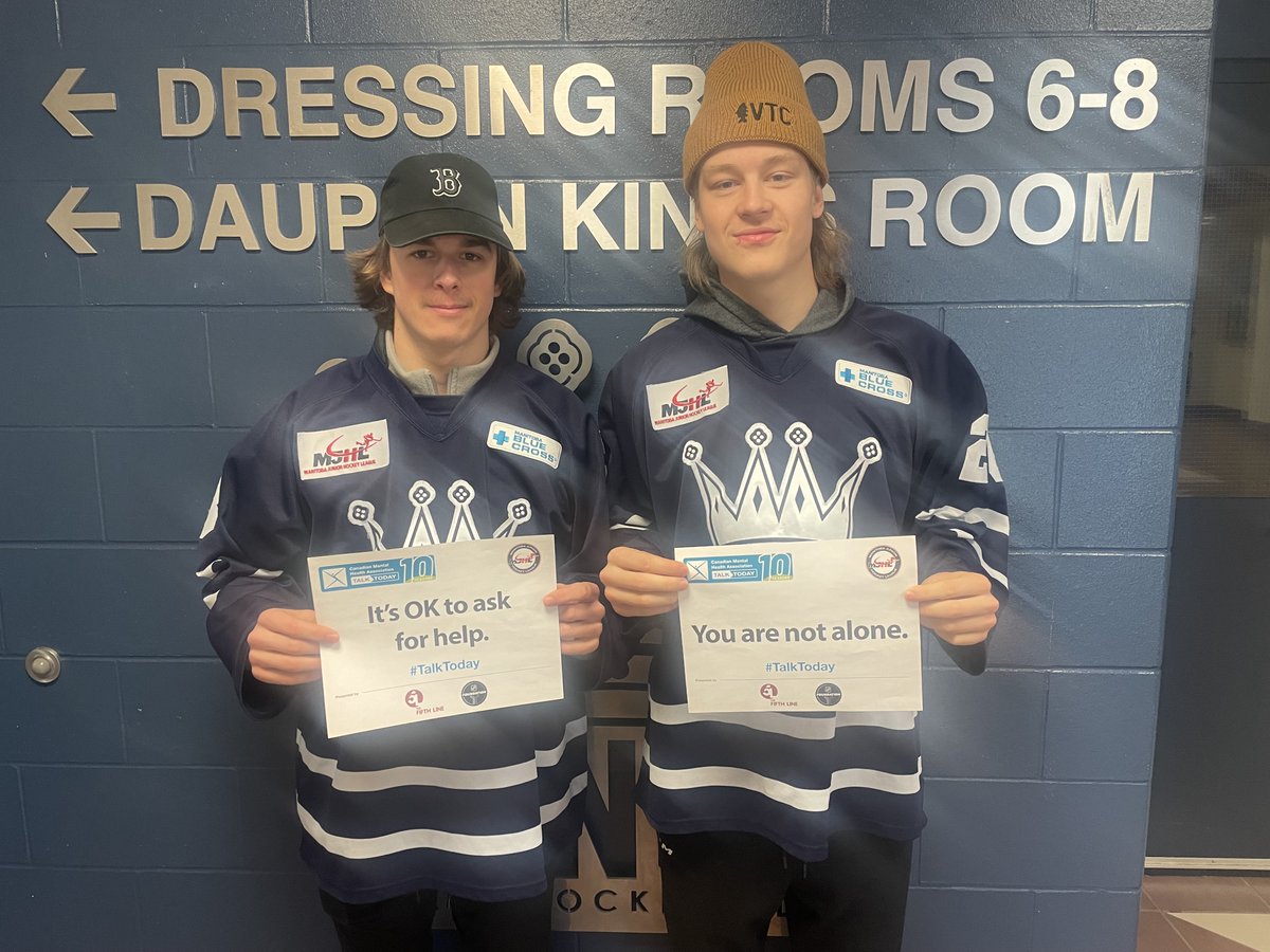 The Kings supporting Mental Health Month #talktoday