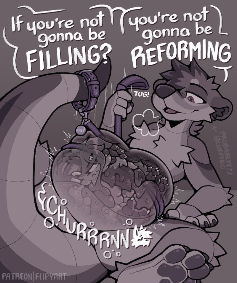HornyFoxStuffin's tweet photo. CW: Vore, Gooey Digestion

Honestly the best treats are the ones you know you'll only ever get to have the once~ https://t.co/jbBSktpVNP