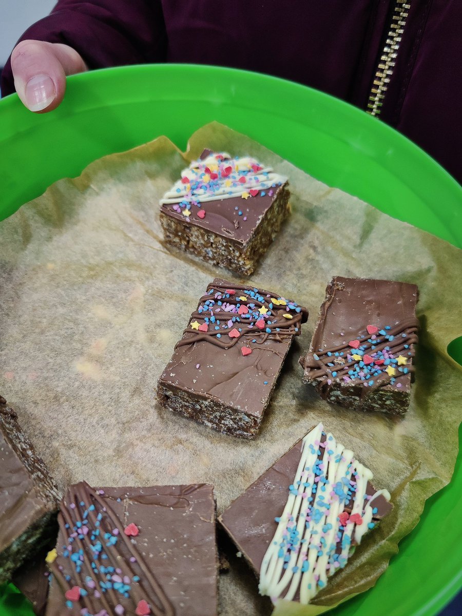 Final #TreatTasticThursday  of the term in 8AD maths. Went out with a bang thanks to Ava and her delicious Mars bar crispy slices. An absolute treat . #AvaBakes #HappyHalfTerm