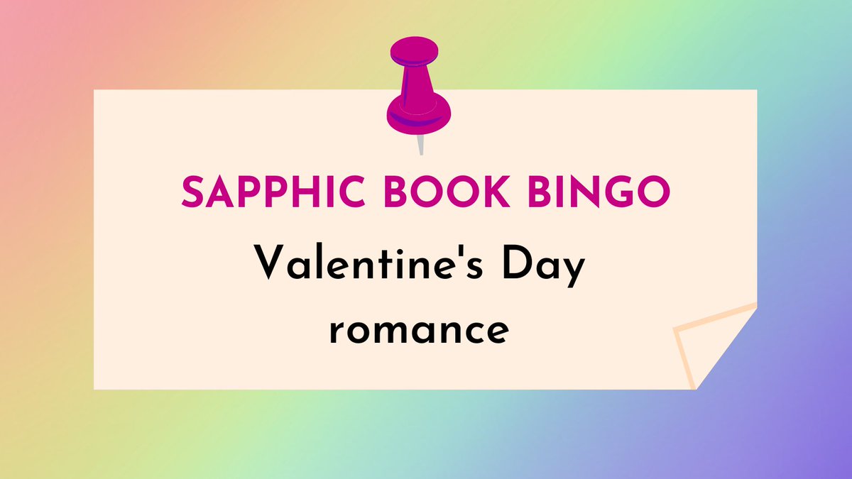 This week's Sapphic Book Bingo post features sapphic Valentine's Day romances. Check out the 15 recommended books on my blog: jae-fiction.com/sapphic-valent…