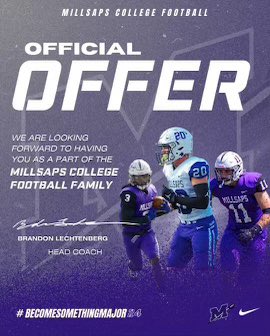 Wyatt Buchanan (@wyattbucha16794) on Twitter photo Extremely blessed to receive an offer from Millsaps College! <a href="/CoachDNew_/">Donavan Newman III</a> <a href="/CoachStiff/">Danny Stiff</a> <a href="/CullmanFB/">Cullman Football</a> <a href="/AL_Recruiting/">AL Recruiting</a> Extremely blessed to receive an offer from Millsaps College! <a href="/CoachDNew_/">Donavan Newman III</a> <a href="/CoachStiff/">Danny Stiff</a> <a href="/CullmanFB/">Cullman Football</a> <a href="/AL_Recruiting/">AL Recruiting</a>