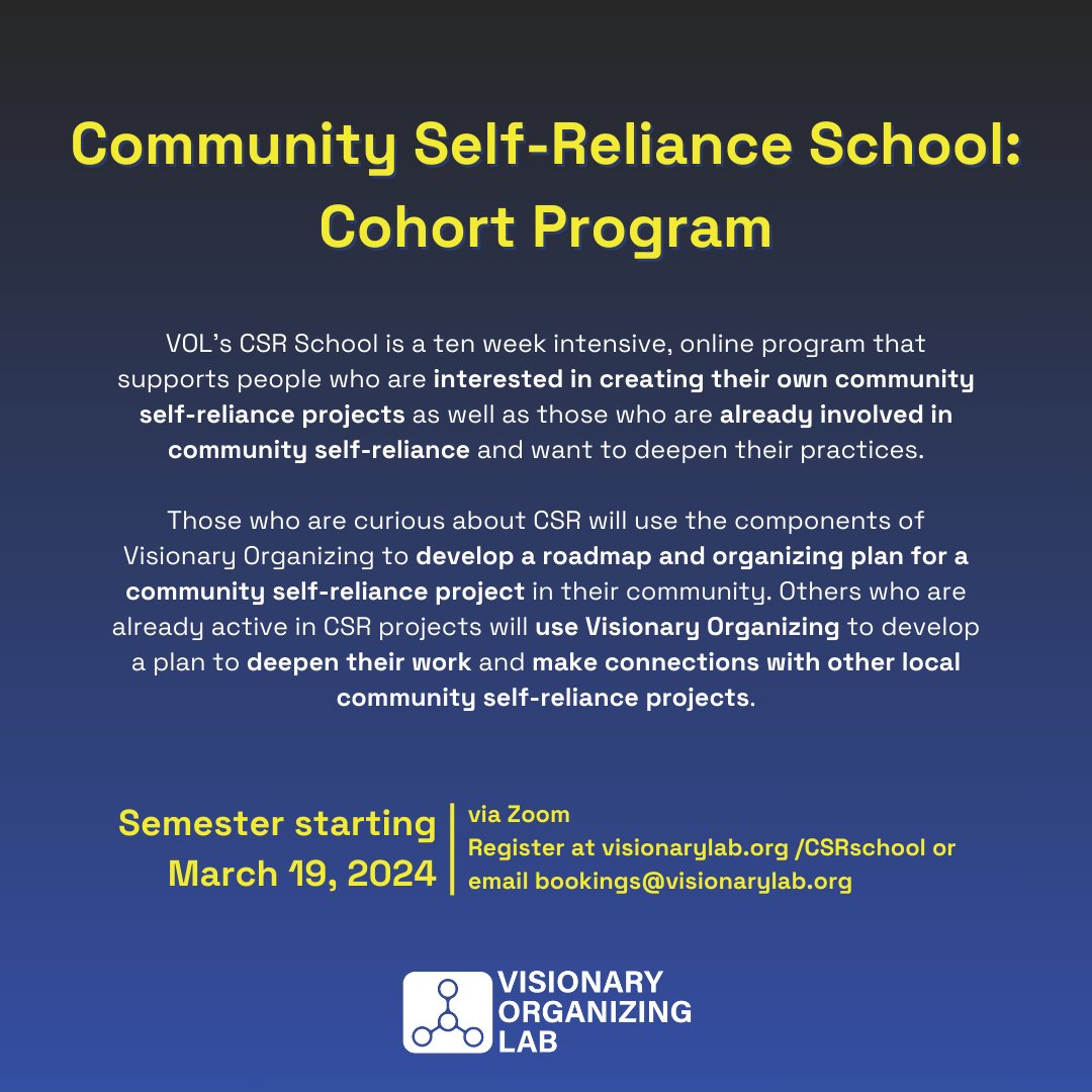 Visionary Organizing Lab tweet media