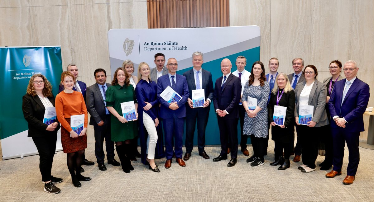 Last week we launched the National NCHD Workforce Task Force report. This represents a strong commitment to retaining our highly-skilled medical workforce in Ireland. Full report here: lnkd.in/d5XCHX4j @NDTP_HSE @roinnslainte Photos: Maxwell Photography
