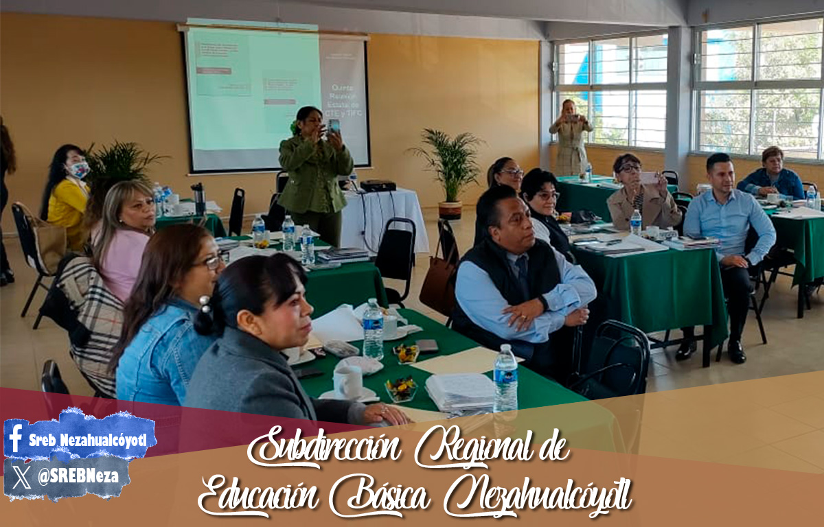 SREBNeza's tweet photo. Reunión Estatal  de la 5ta Sesión del CTE y TIFCD, Nivel Preescolar, con la asistencia de la Profra. Ma. Cristina Miranda Cedillo, Directora General de Educación Preescolar y de las SREB Cuautitlán, Ecatepec, Texcoco, Zumpango, @AmecamecaSreb , @SREBNaucalpan y @SREBNeza. https://t.co/uB8EvXWnVl
