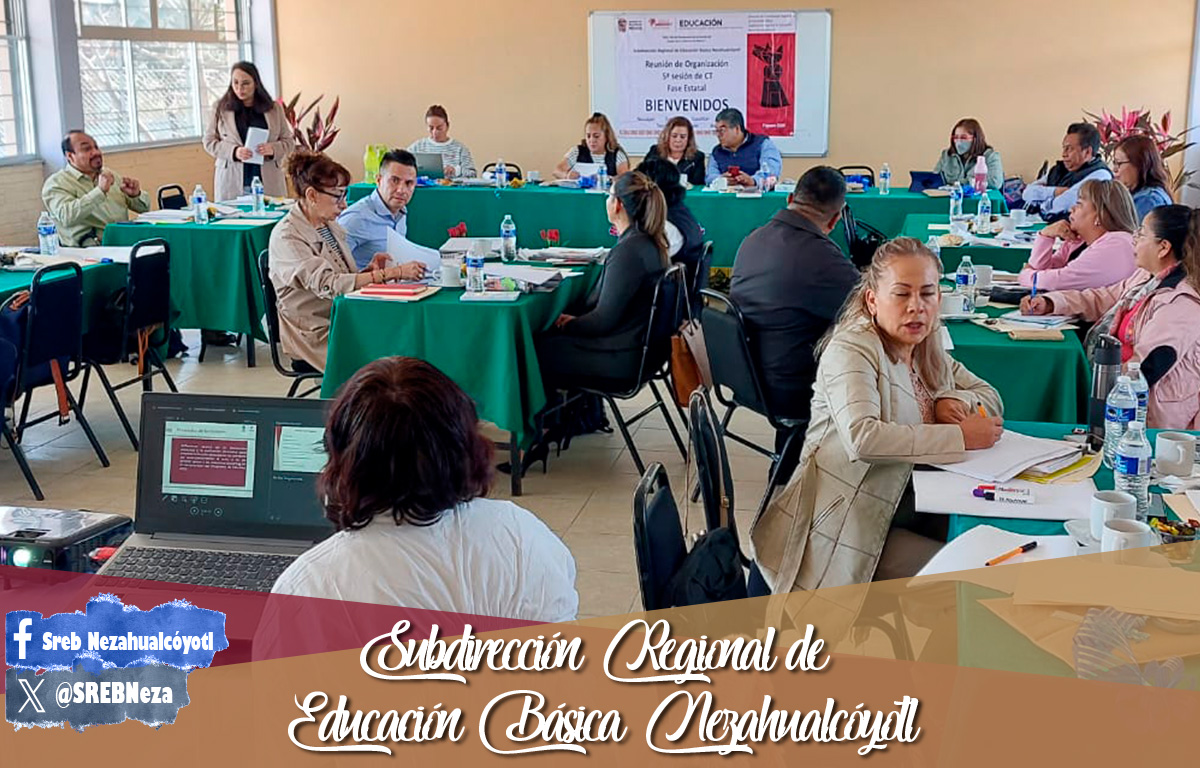 SREBNeza's tweet photo. Reunión Estatal  de la 5ta Sesión del CTE y TIFCD, Nivel Preescolar, con la asistencia de la Profra. Ma. Cristina Miranda Cedillo, Directora General de Educación Preescolar y de las SREB Cuautitlán, Ecatepec, Texcoco, Zumpango, @AmecamecaSreb , @SREBNaucalpan y @SREBNeza. https://t.co/uB8EvXWnVl