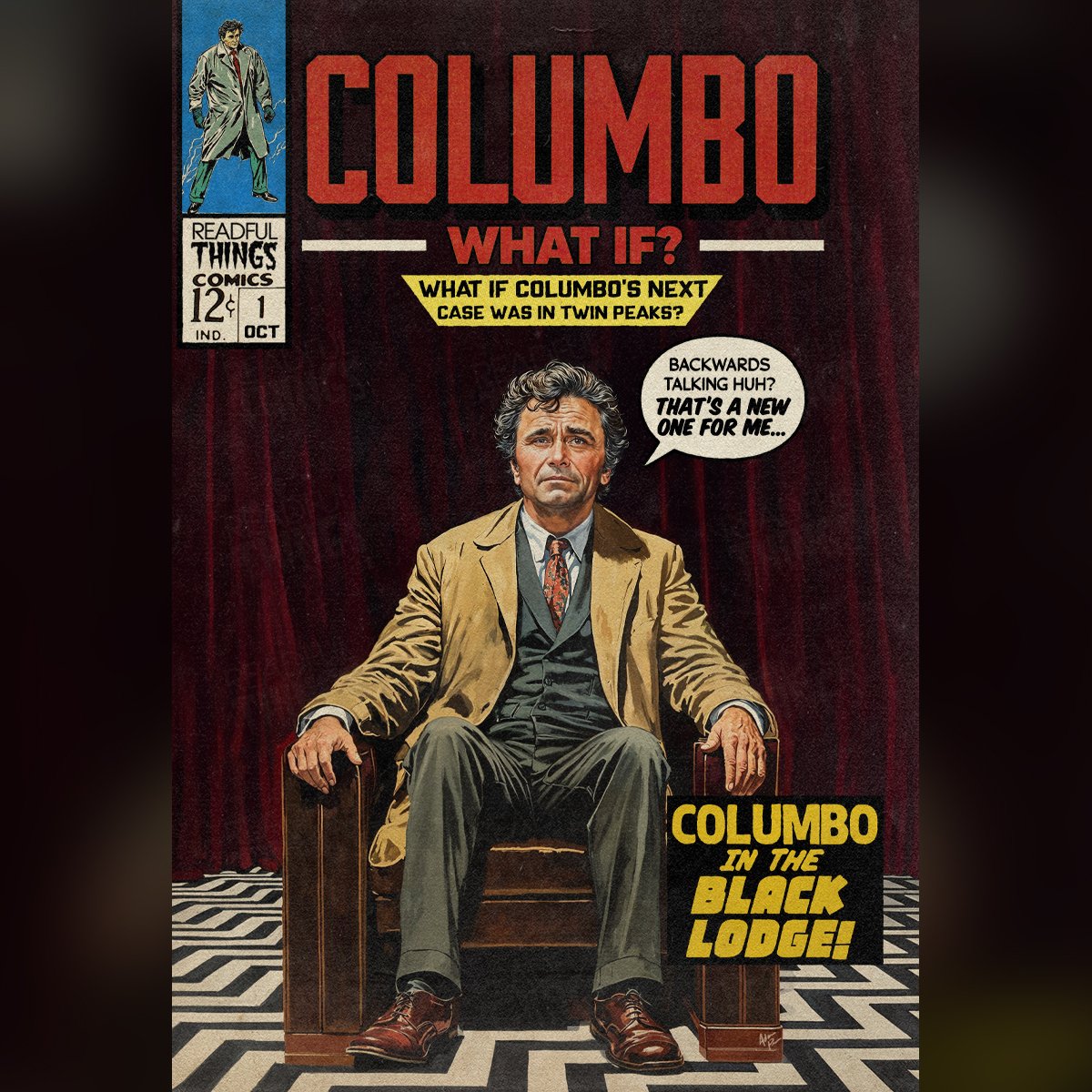 Columbo - What if? #2 Columbo takes a rare vacation, choosing Twin Peaks for its quiet charm and natural beauty - but after meeting an FBI agent staying at the same hotel, he finds himself drawn into a local mystery... The murder of Laura Palmer