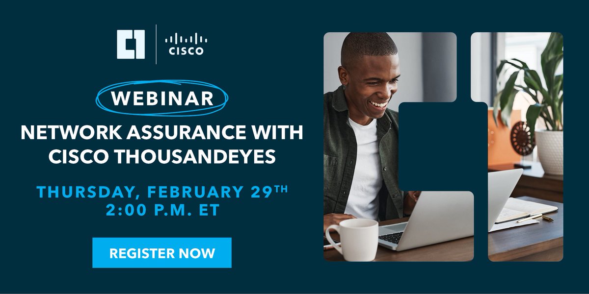 Learn how to provide your users with optimal digital experiences across any network from C1 experts in our ThousandEyes webinar on 2/29. Save your spot today: hubs.li/Q02kdz_90 #OneC1 #CiscoPartners #Webinar #Infrastructure #Observability