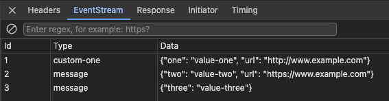 vazac's tweet photo. My small contribution to the web platform landed in Chrome Canary! You can now clear and filter server sent events that use native EventSource. 🎇 https://t.co/3yGGhLUC1k