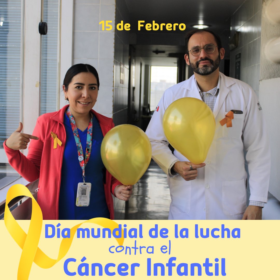 🏥🟡💛15 de febrero #DíaMundialContraElCáncerInfantil